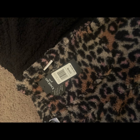 BeBe Leopard Girls fleece set NWT - Picture 4 of 5